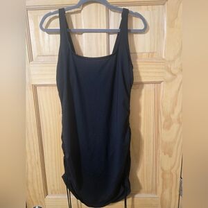 Lands' End Black Swimdress 12 Long